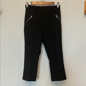 Nicolas Ghesquière era Balenciaga black cropped trousers